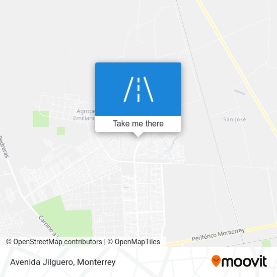 Mapa de Avenida Jilguero
