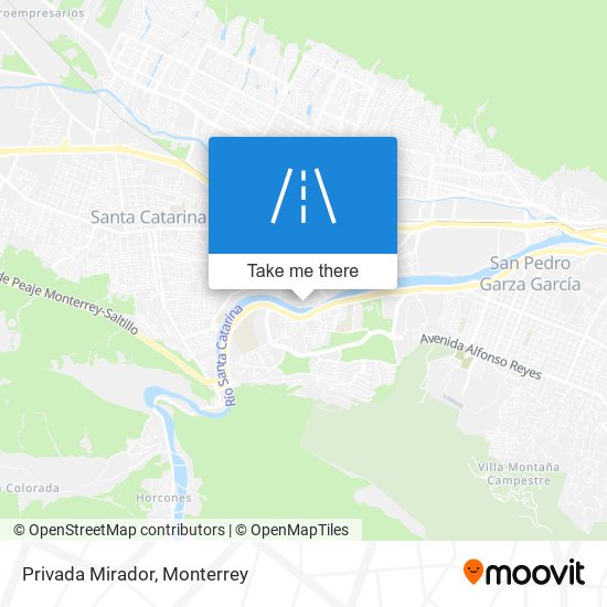 Mapa de Privada Mirador