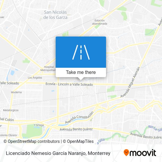 Mapa de Licenciado Nemesio García Naranjo