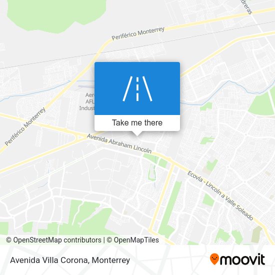 Mapa de Avenida Villa Corona