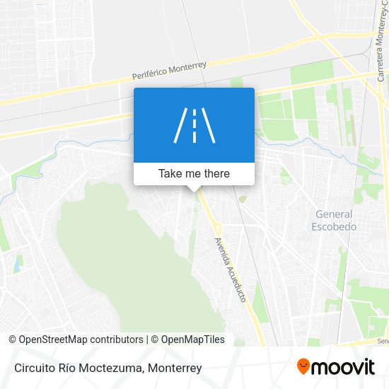 Circuito Río Moctezuma map