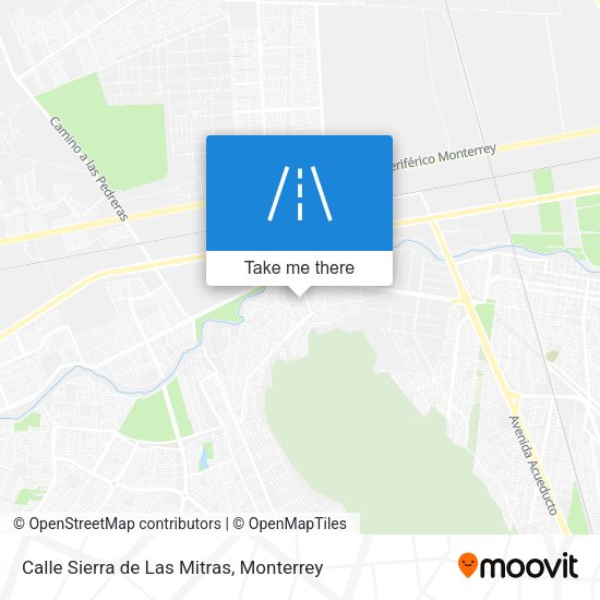 Calle Sierra de Las Mitras map