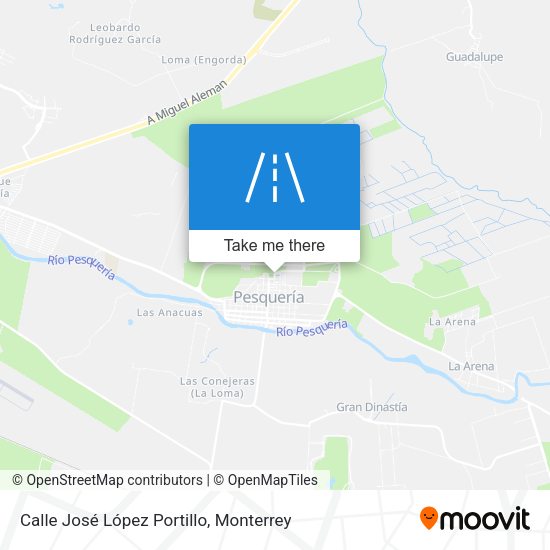 Calle José López Portillo map