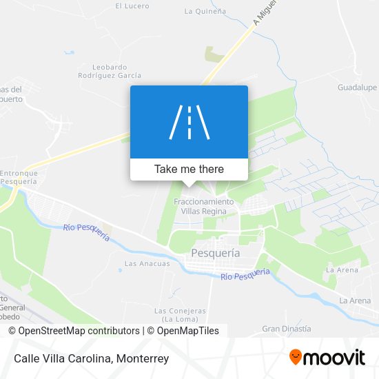 Mapa de Calle Villa Carolina