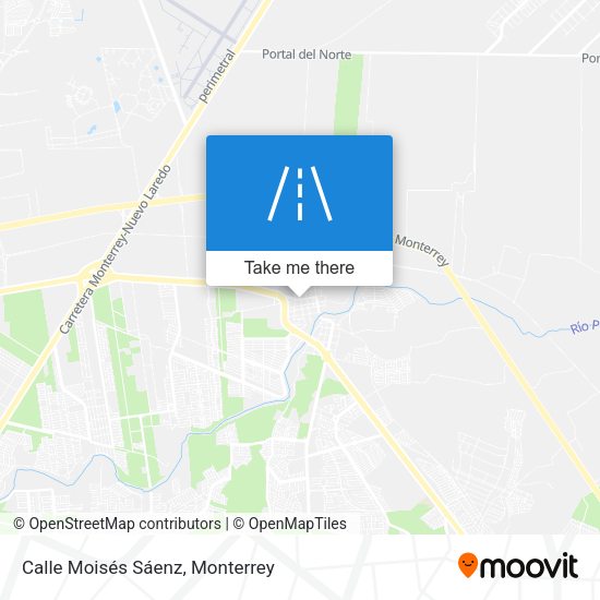 Mapa de Calle Moisés Sáenz