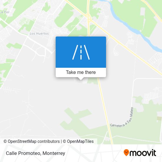 Mapa de Calle Promoteo