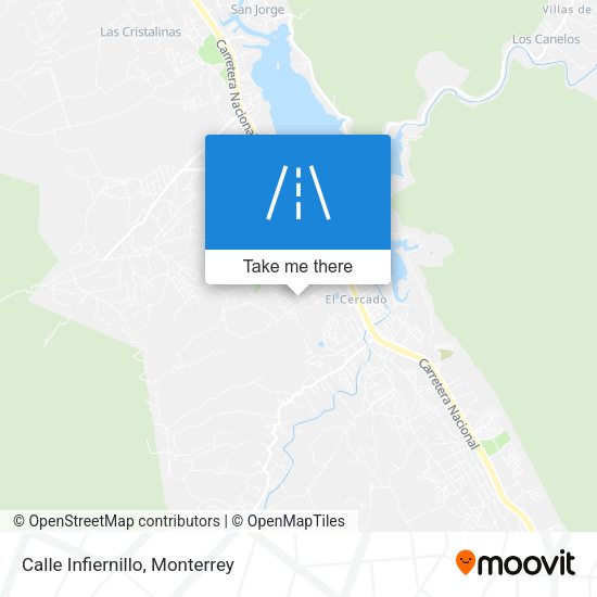 Mapa de Calle Infiernillo
