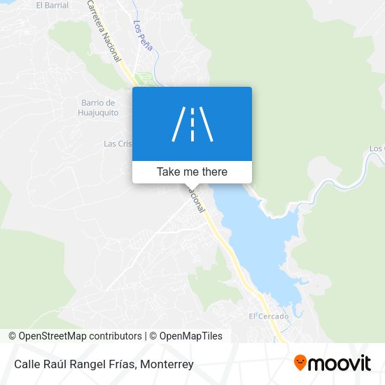 Calle Raúl Rangel Frías map