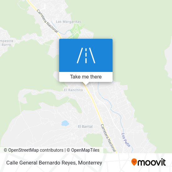 Calle General Bernardo Reyes map