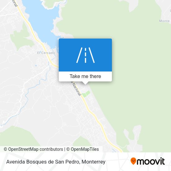Mapa de Avenida Bosques de San Pedro