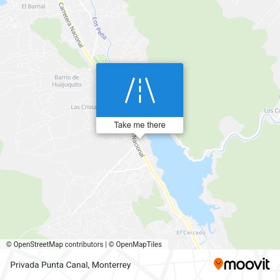 Privada Punta Canal map