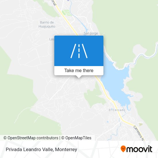 Privada Leandro Valle map