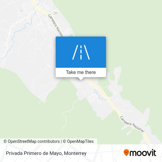 Privada Primero de Mayo map