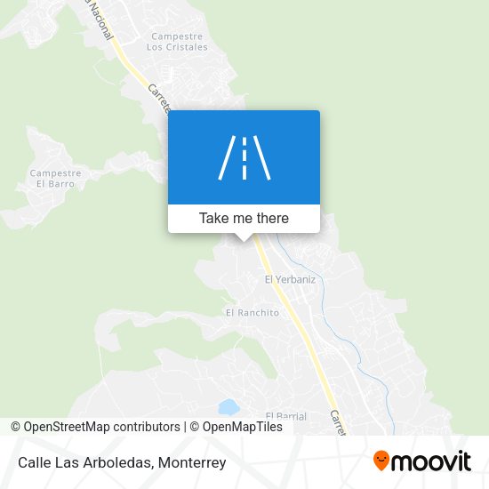 Calle Las Arboledas map