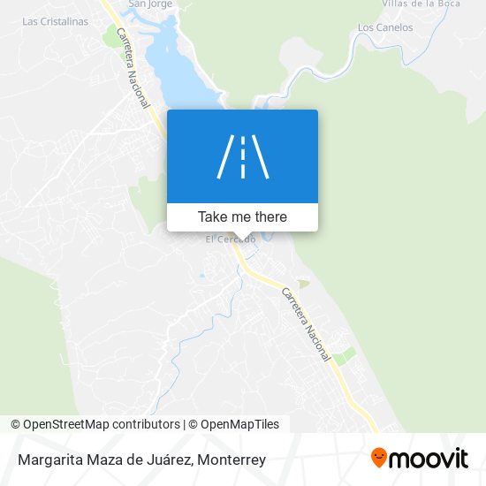 Margarita Maza de Juárez map