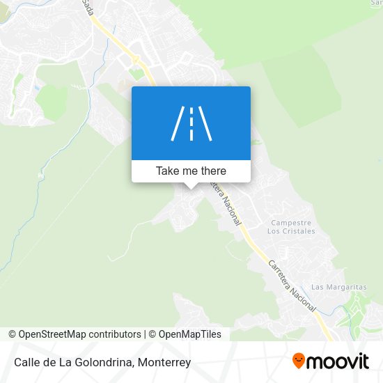 Calle de La Golondrina map