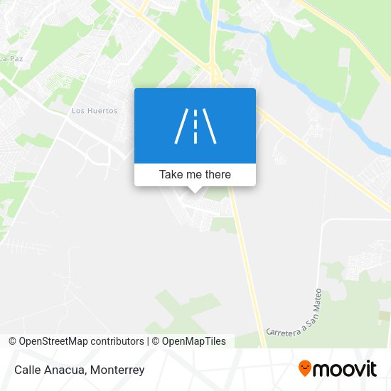 Mapa de Calle Anacua