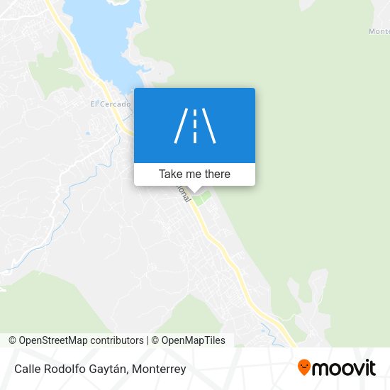 Mapa de Calle Rodolfo Gaytán