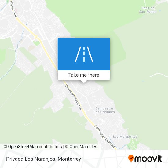 Privada Los Naranjos map