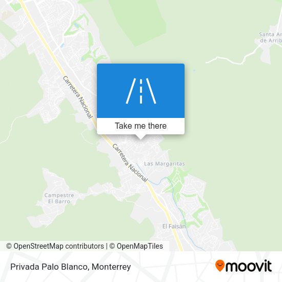 Mapa de Privada Palo Blanco