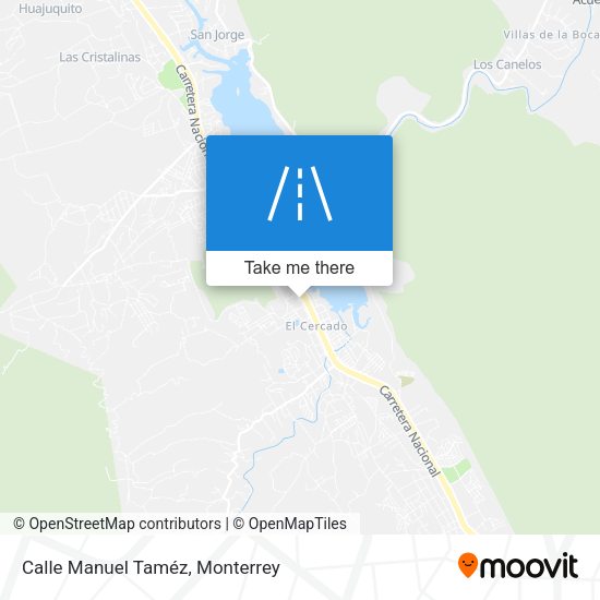 Mapa de Calle Manuel Taméz