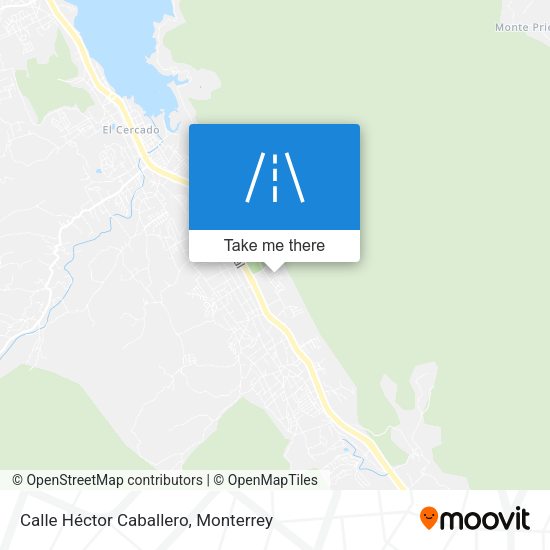Mapa de Calle Héctor Caballero