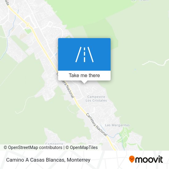 Camino A Casas Blancas map