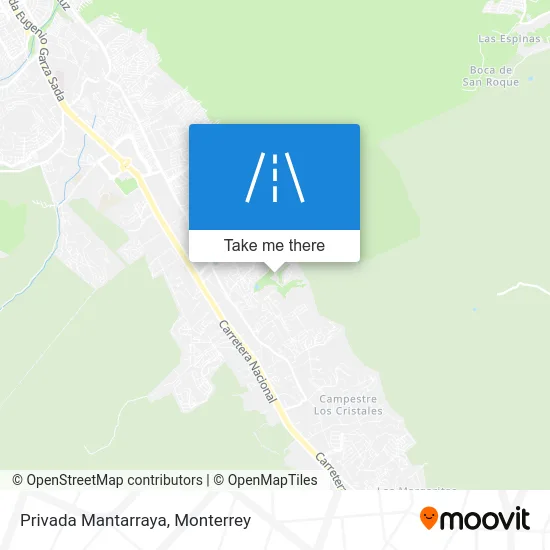 Privada Mantarraya map