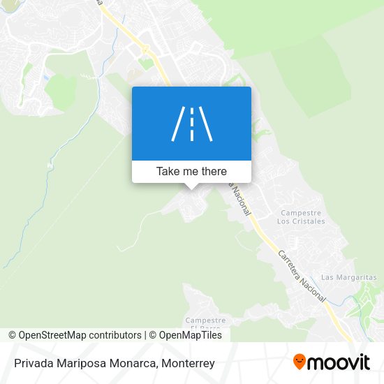 Privada Mariposa Monarca map