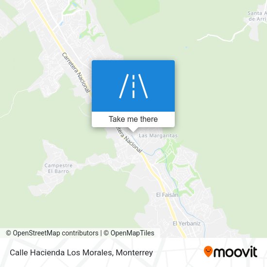 Calle Hacienda Los Morales map