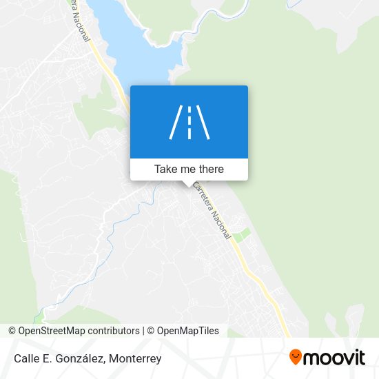 Calle E. González map