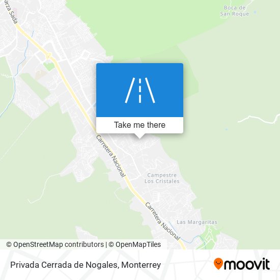 Privada Cerrada de Nogales map