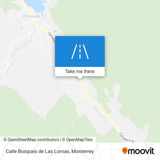 Mapa de Calle Bosques de Las Lomas