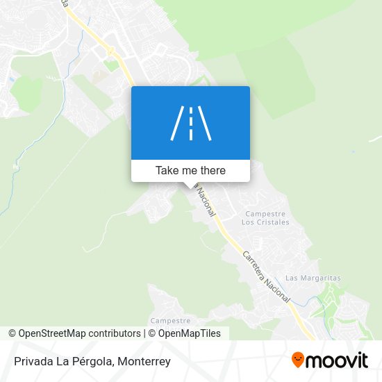 Mapa de Privada La Pérgola