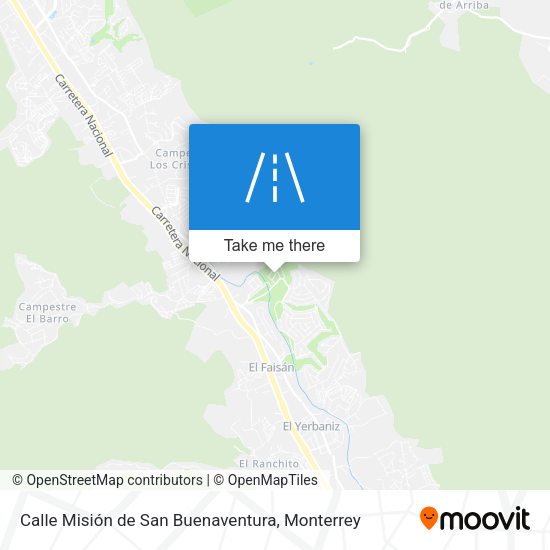 Calle Misión de San Buenaventura map