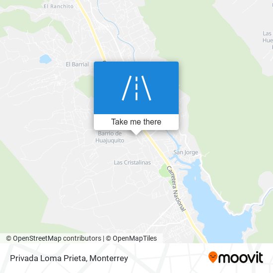 Privada Loma Prieta map
