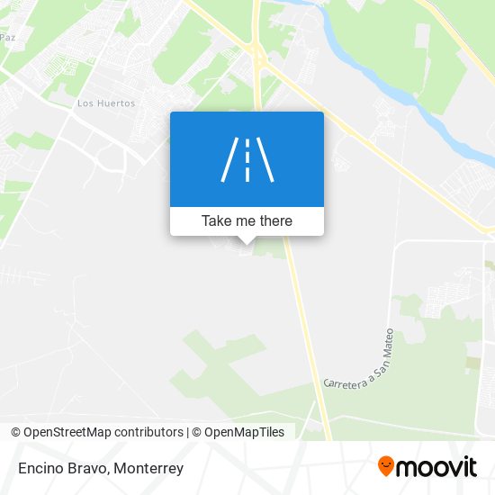 Encino Bravo map