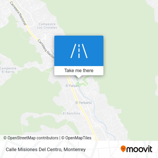 Mapa de Calle Misiones Del Centro