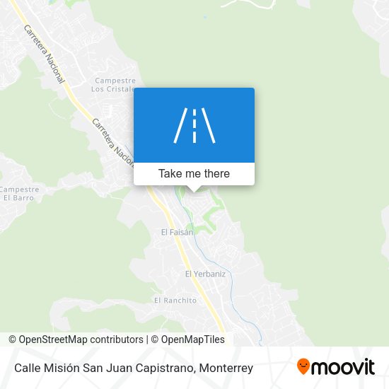 Calle Misión San Juan Capistrano map