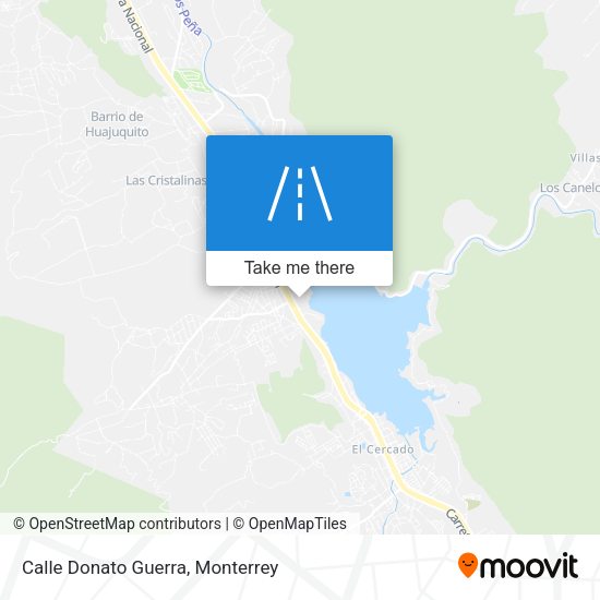 Mapa de Calle Donato Guerra