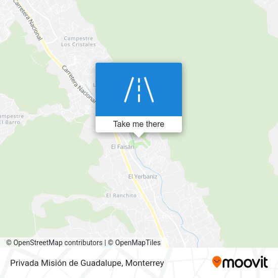 Mapa de Privada Misión de Guadalupe