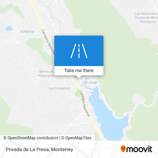 Privada de La Presa map