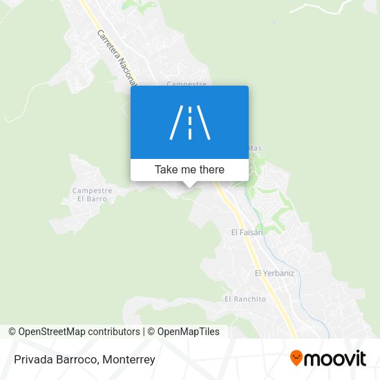 Mapa de Privada Barroco
