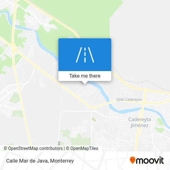 Calle Mar de Java map