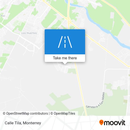 Mapa de Calle Tila
