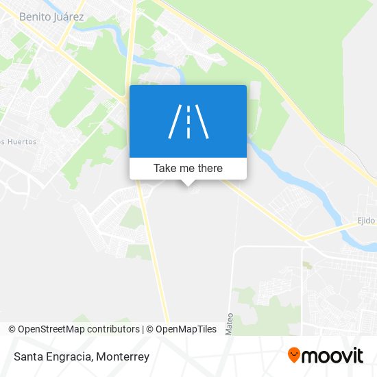 Santa Engracia map