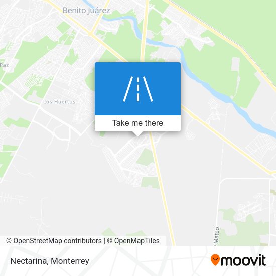 Mapa de Nectarina