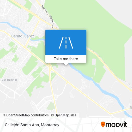 Mapa de Callejón Santa Ana
