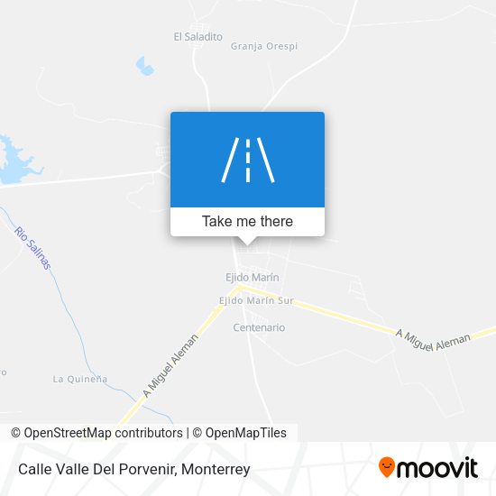 Calle Valle Del Porvenir map