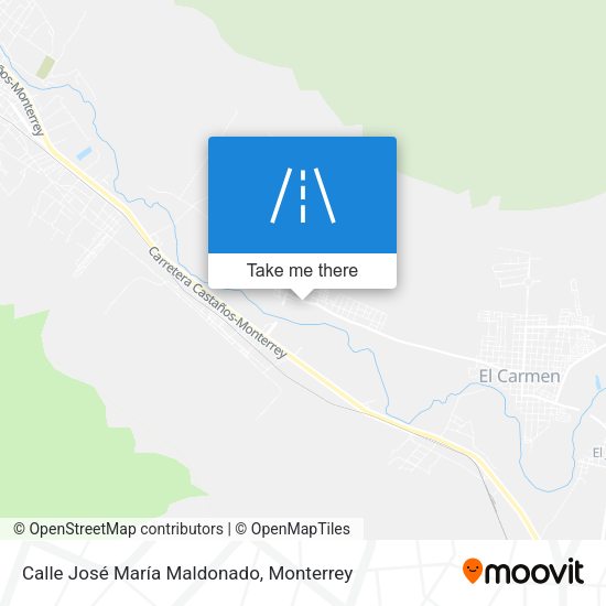 Mapa de Calle José María Maldonado